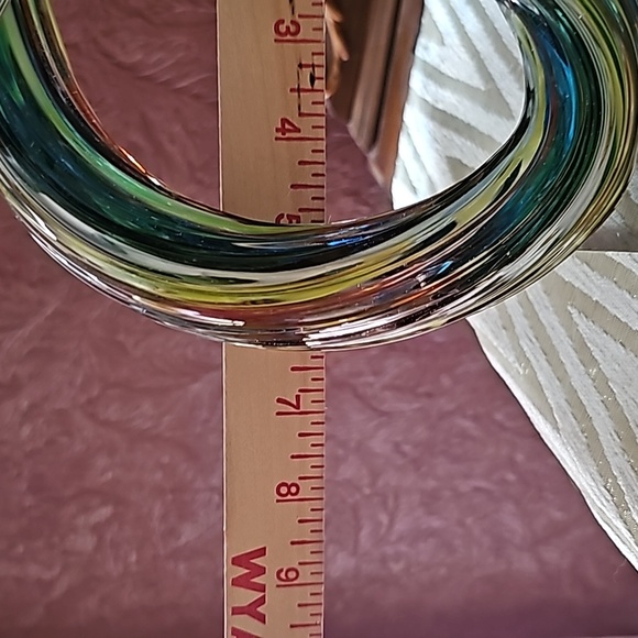 MCM multi colored Murano style glass sculpture - Picture 10 of 10